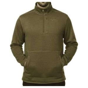 Merrell Olive Green Zip Up Sweater